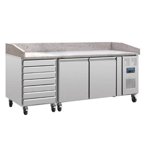 Polar Pizza Werkbank | Marmeren Blad en Deeglades | 428L, Zakelijke goederen, Horeca | Keukenapparatuur, Verzenden