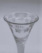 Wijnglas (2) - Luchtdraaisteel (Air Twist) - Glas -, Antiek en Kunst, Antiek | Glas en Kristal