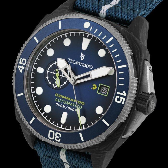 Tecnotempo - Commando - Forged Carbon & Titanium -, Sieraden, Tassen en Uiterlijk, Horloges | Heren