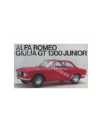 1966 ALFA ROMEO GIULIA GT 1300 JUNIOR BROCHURE ITALIAANS, Boeken, Nieuw, Alfa Romeo, Author