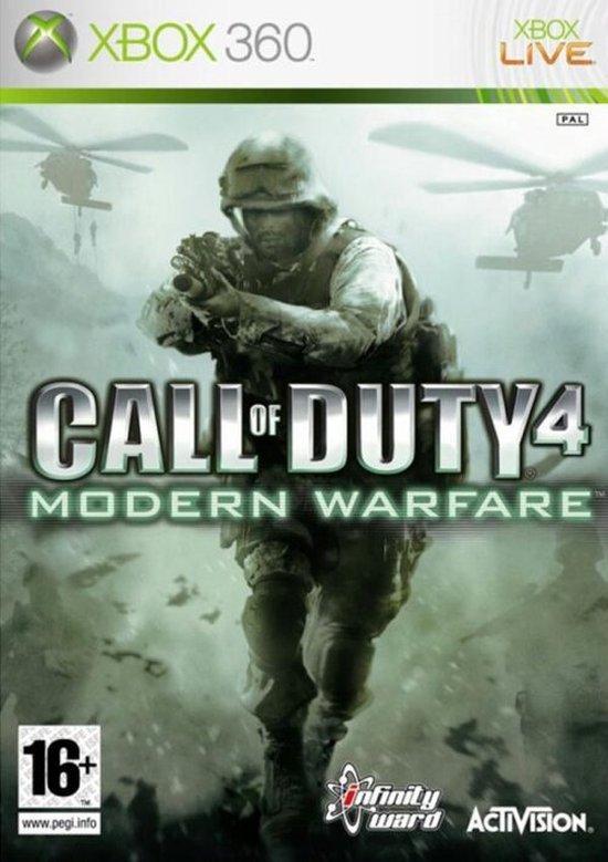 Xbox 360 Call of Duty 4: Modern Warfare, Spelcomputers en Games, Games | Xbox 360, Zo goed als nieuw, Verzenden