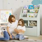 TRUUSK Kinder Boekenkast met Lade - 3 Opbergvakken - 2 Open, Kinderen en Baby's, Kinderkamer | Commodes en Kasten, Verzenden, Nieuw