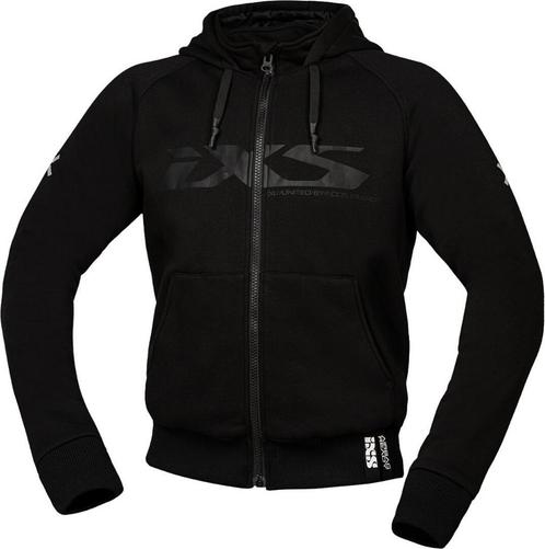 IXS Rapid 1.0 Zwart Motor Zip Hoodie, Motoren, Kleding | Motorkleding, Heren, Nieuw met kaartje, Jas | textiel, Verzenden