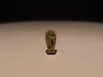 Oud-Egyptisch Faience Biface-amulet met voorstelling van