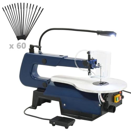 vidaXL Figuurzaagmachine elektrisch met voetpedaal en, Doe-het-zelf en Verbouw, Gereedschap | Handgereedschap, Nieuw, Verzenden
