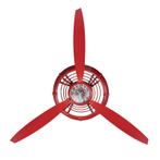 KLOK DECORATIE PROPELLER ROOD, Verzenden, Nieuw