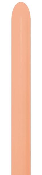 Modelleerballonnen Nozzle Up Peach Blush 5cm 152cm 50st, Verzenden, Nieuw