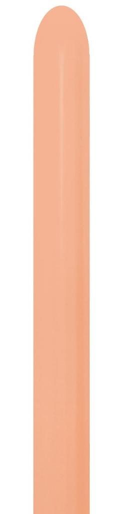 Modelleerballonnen Nozzle Up Peach Blush 5cm 152cm 50st, Hobby en Vrije tijd, Feestartikelen, Nieuw, Verzenden