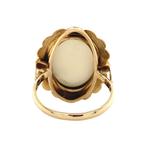 Gouden ring met opaal 14 krt, Sieraden, Tassen en Uiterlijk, Ringen, Nieuw, Ophalen of Verzenden
