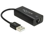 DeLOCK USB-A naar RJ45 Fast Ethernet LAN adapter -, Nieuw, Ophalen of Verzenden