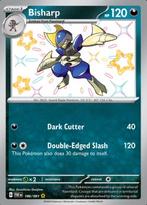 Bisharp 186/091 Paldean Fates, Hobby en Vrije tijd, Verzamelkaartspellen | Pokémon, Ophalen of Verzenden, Nieuw, Losse kaart, Foil