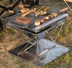 Verstelbare Opvouwbare Houtgestookte Kampvuurgrill met Tas, Verzenden, Nieuw