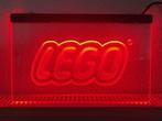 LEGO neon bord lamp LED verlichting reclame lichtbak *rood*, Verzamelen, Merken en Reclamevoorwerpen, Verzenden, Nieuw