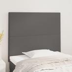 vidaXL Hoofdborden 2 st 80x5x78/88 cm kunstleer grijs, Verzenden, Nieuw, Grijs, Overige materialen