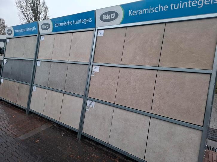 Tuintegels 60x60x3cm, Tuin en Terras, Tegels en Klinkers, 10 m² of meer, Nieuw, Keramiek, Terrastegels, Ophalen of Verzenden