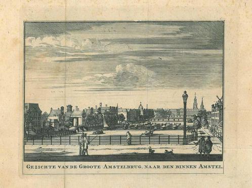 Zicht op Amsterdam, Antiek en Kunst, Kunst | Etsen en Gravures