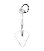 Zilveren Metseltroffel ketting hanger - klein, Verzenden, Nieuw