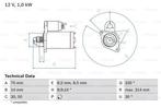 Startmotor / Starter MERCEDES-BENZ VANEO (1.6,1.9), Auto-onderdelen, Motor en Toebehoren, Ophalen of Verzenden, Nieuw