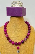 Natural Agata Fucsia uit Brazilië (16 mm), eerste kwaliteit,, Antiek en Kunst