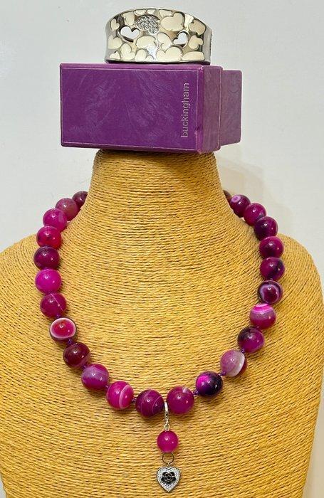 Natural Agata Fucsia uit Brazilië (16 mm), eerste kwaliteit,, Antiek en Kunst, Antiek | Boeken en Bijbels
