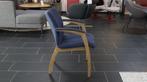 Eetkamerstoel Leolux Camarilla  blauw, Huis en Inrichting, Stoelen, Ophalen of Verzenden, Zo goed als nieuw, Stof