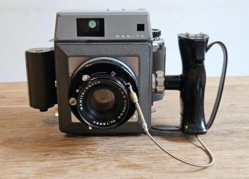 Mamiya Press + Sekor 3,5/100mm + 6x9 film back |, Audio, Tv en Foto, Fotocamera's Analoog