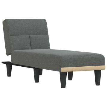 Chaise Longue Donkergrijs | Retourdeal | 55% beschikbaar voor biedingen