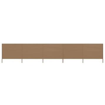 Taupe Windscherm 6m Breed - - OP=OP! Bescherm je tuin. beschikbaar voor biedingen