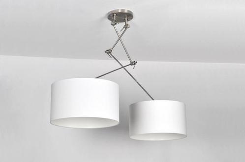 Rietveld Hanglampen - Staalgrijs - Staal, Metaal, Huis en Inrichting, Lampen | Hanglampen, Verzenden