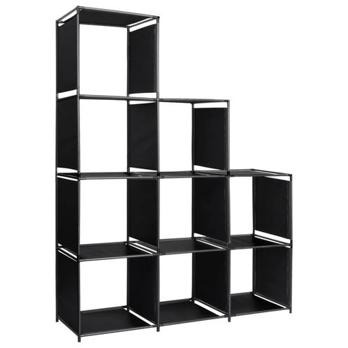 vidaXL Opbergkast trapvormig 130x45x170 cm stof, Huis en Inrichting, Kasten | Boekenkasten, 25 tot 50 cm, Nieuw, Overige materialen