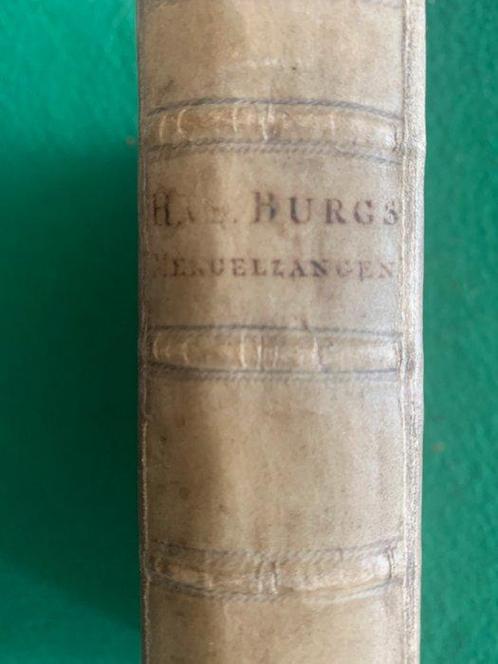 H. van den Burg - Mengelzangen - 1717, Antiek en Kunst, Antiek | Boeken en Bijbels
