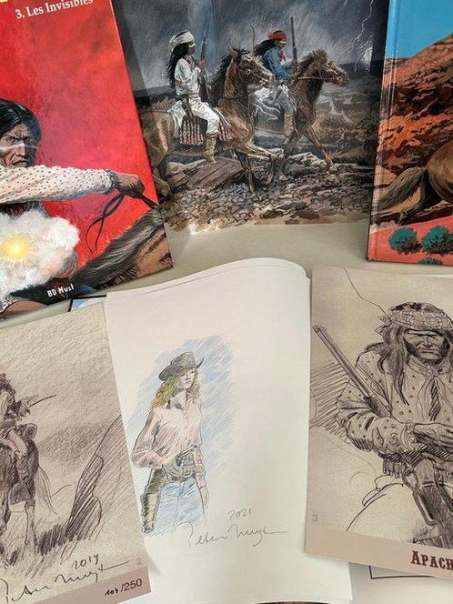 Apache Junction Coffret INT - T1 à T3 + dédicace couleur -, Boeken, Stripboeken