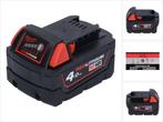 Milwaukee M18 B4 Accu 18V 4.0Ah Li-Ion M18™ - 4932430063, Verzenden, Zo goed als nieuw