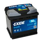 Exide Excell 12V 50Ah - Loodzuur - Startaccu - EB500, Watersport en Boten, Nieuw