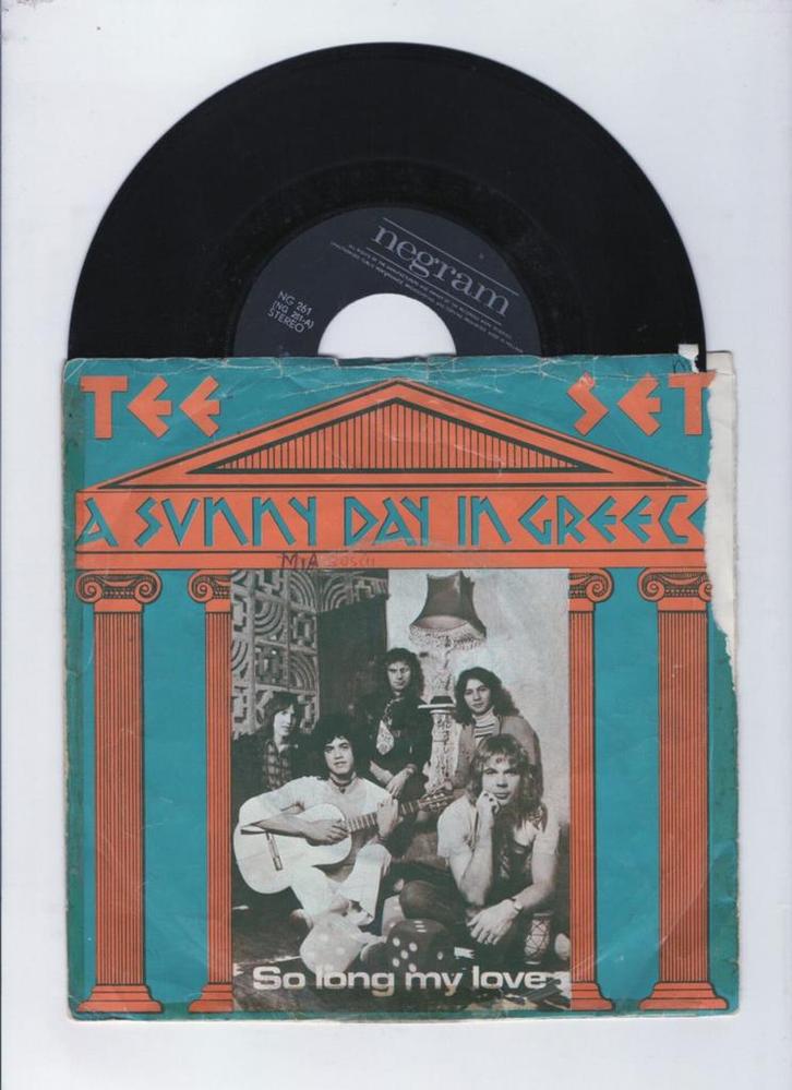 Tee-Set – A Sunny Day In Greece / So Long My Love (1-7-Viny, Cd's en Dvd's, Vinyl Singles, Ophalen of Verzenden