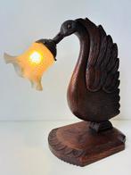 Lamp - Unieke Art Deco Tafellamp in de Vorm van een Zwaan -