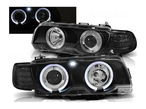 Xenon koplampen Angel Eyes Black geschikt voor BMW E38, Auto-onderdelen, Verlichting, Nieuw, BMW, Verzenden