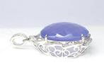 Hanger - 18 karaat Witgoud - 17.00ct. tw. Chalcedoon -, Sieraden, Tassen en Uiterlijk