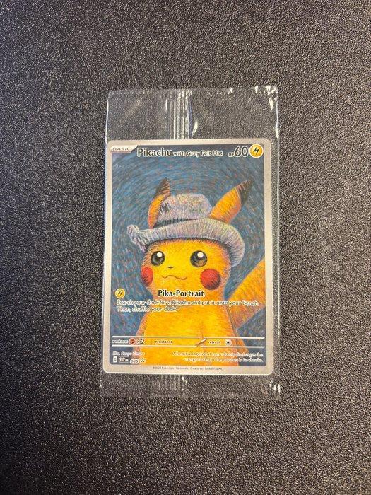 Pokémon - 1 Card - Pikachu with Grey Felt Hat Van Gogh, Hobby en Vrije tijd, Verzamelkaartspellen | Pokémon