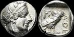 Ca 454-404bc Attica, Athens Ar tetradrachm owl standing r..., Verzenden