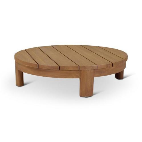 Salontafel Ambon | 90 cm | teak naturel, Tuin en Terras, Overige Tuin en Terras, Nieuw, Verzenden