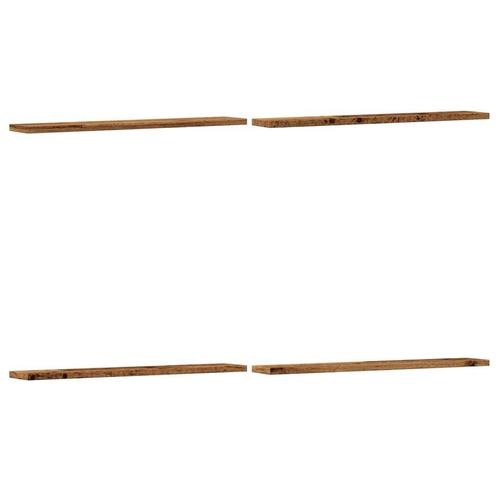 Houten Wandschappen 4 stuks | Tweedekansje | OP=OP!, Huis en Inrichting, Woonaccessoires | Wandplanken en Boekenplanken, Nieuw