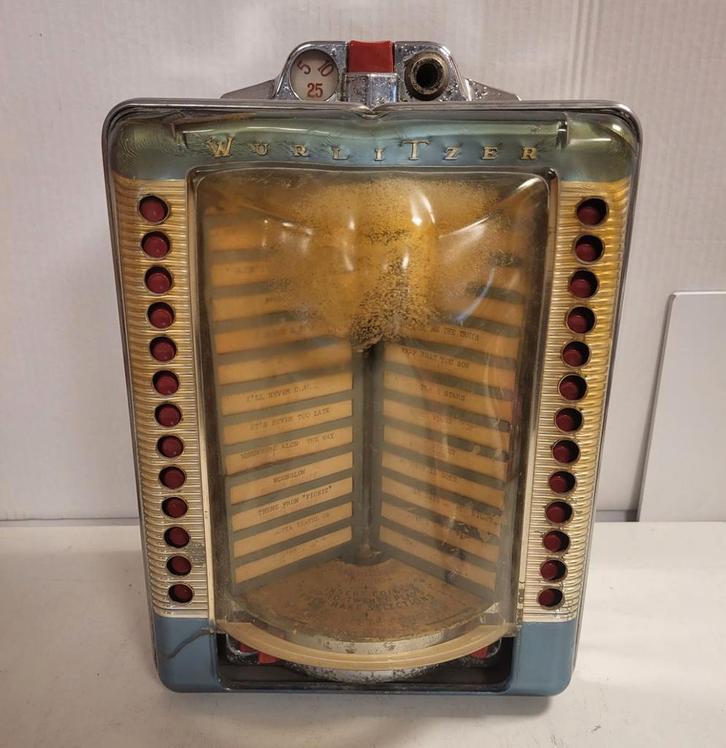 Wurlitzer 5204 Wallbox - 1951-1952, Verzamelen, Automaten | Jukeboxen, Ophalen