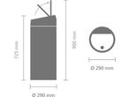 Brabantia Touch Bin - Prullenbak - 30 liter - Soft-Touch, Verzenden, Zo goed als nieuw