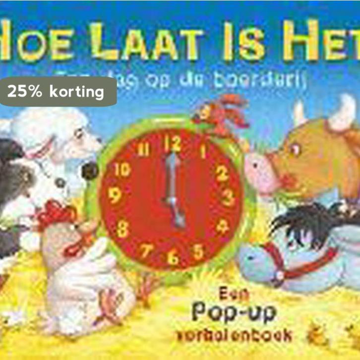 Hoe laat is het? Een dag op de boerderij 9789044702101, Boeken, Kinderboeken | Baby's en Peuters, Gelezen, Verzenden