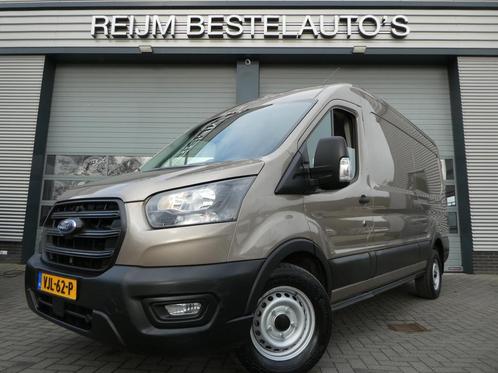 Ford Transit 350 2.0tdci 170pk, Automaat, L3H2, Airco, 3-Zit, Auto's, Ford, Lease, Zwart, Automaat, Overige carrosserieën, Financial lease