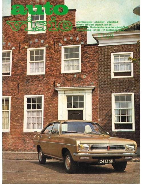1971 AUTOVISIE MAGAZINE 38 NEDERLANDS, Boeken, Auto's | Folders en Tijdschriften