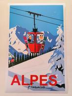 Raphael - Travel Poster  The Alps  France - 2020s, Antiek en Kunst