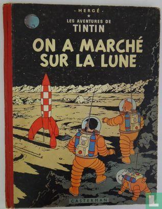 Kuifje - On a marché sur la lune  - 1954, Boeken, Stripboeken, Gelezen, Eén stripboek, Verzenden