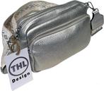 THL Design Kleine Dames Schoudertas Klein Tasje, Sieraden, Tassen en Uiterlijk, Tassen | Schoudertassen, Verzenden, Nieuw, Zilver
